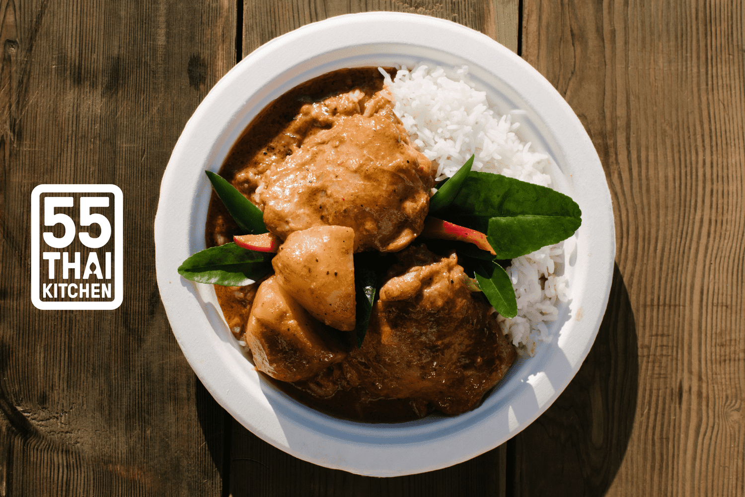 Engage with your community and support the local businesses. 55 Thai Kitchen