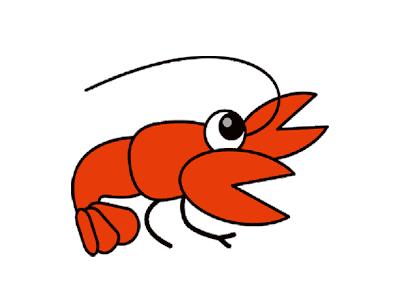 可愛い ザリガニ イラスト 簡単