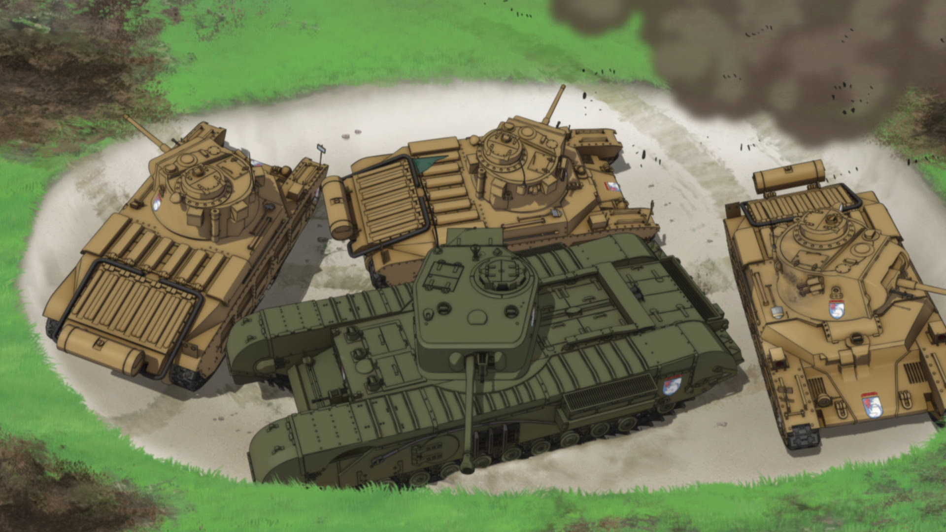 無料ダウンロード壁紙 ガルパン 戦車 最高の花の画像