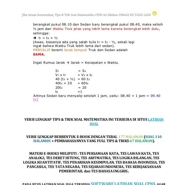 Soaltpabappenas Contoh Soaltpamatematika Dan
