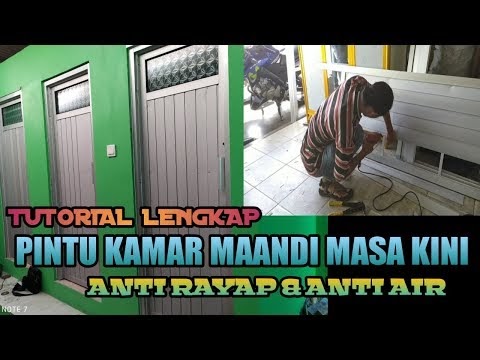 Top tutorial Cara  buat pintu  kamar  mandi  dari aluminium  