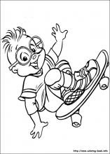 Chipmunks are the cutest most adorable if you think chipmunks are super cute, why not color them. Alvin And The Chipmunks Coloring Pages On Coloring Book Info