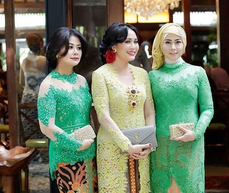  Model  Kebaya Brokat Model  Baju Pesta Untuk  Orang  Gemuk  