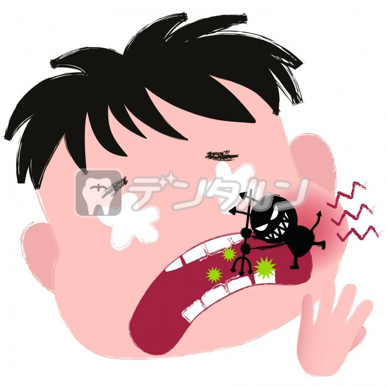 無料の動物画像 綺麗な虫歯菌 イラスト 怖い
