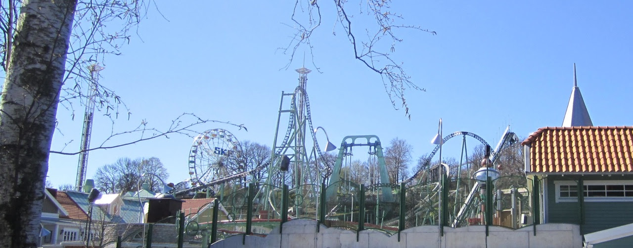 Designed by famed swiss coaster designers bolliger and mabillard (b&m), batman's inverted trains hang below the track. The Helix Roller Coaster At Liseberg