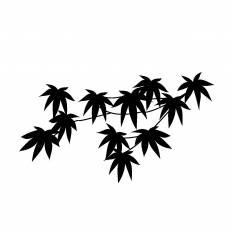 無料ダウンロード紅葉 シルエット 花の画像
