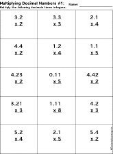 6th grade multiplying decimals worksheets, including multiplying decimals by whole numbers, multiplying decimals by decimals, mental multiplication of decimals, multiplying decimals by 10, 100, 1,000 or 10,000 and decimal multiplication in columns. Multiplying And Dividing Decimals Lessons Blendspace