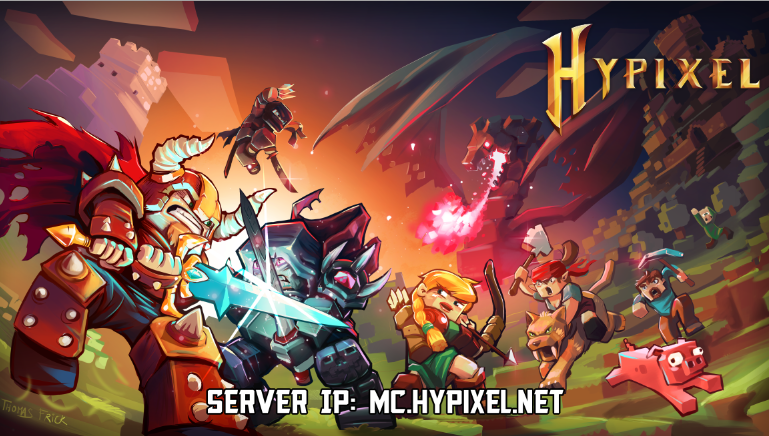 The server address is rather an ip address or a domain name used to connect to a public server. Hypixel Network Minecraft Server