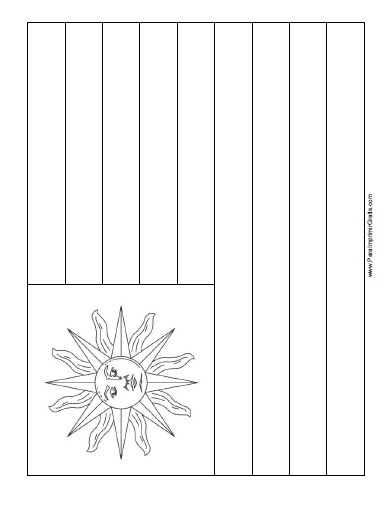 Dibujo para imprimir, pintar y colorear de argentina. Banderas Para Colorear Para Imprimir Gratis Paraimprimirgratis Com