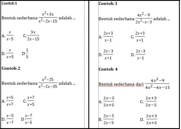 Contoh Himpunan Penyelesaian Persamaan Kuadrat - Tweeter 