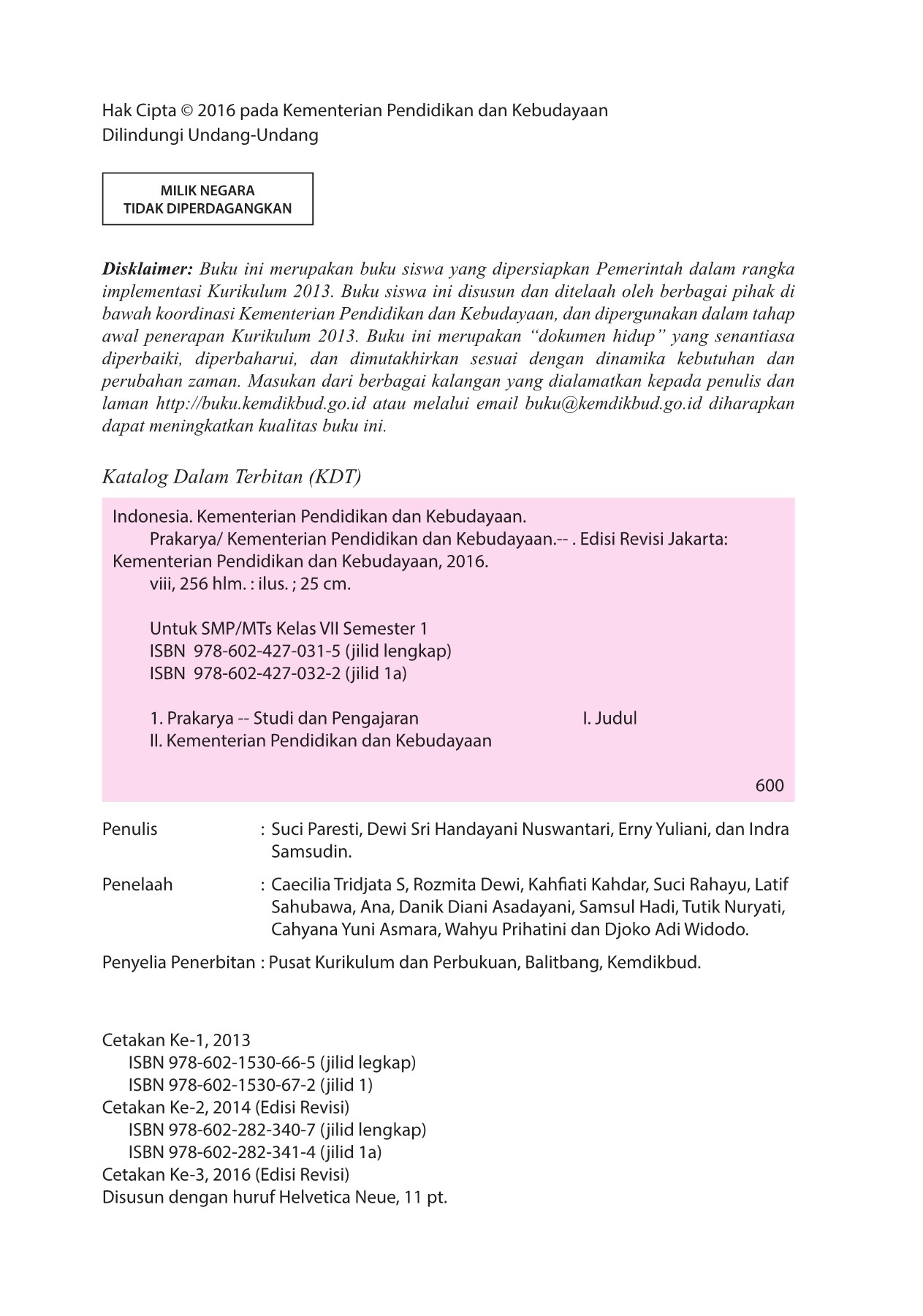Prakarya Kelas 7 Smt 1 Pages 201 250 Text Version Anyflip