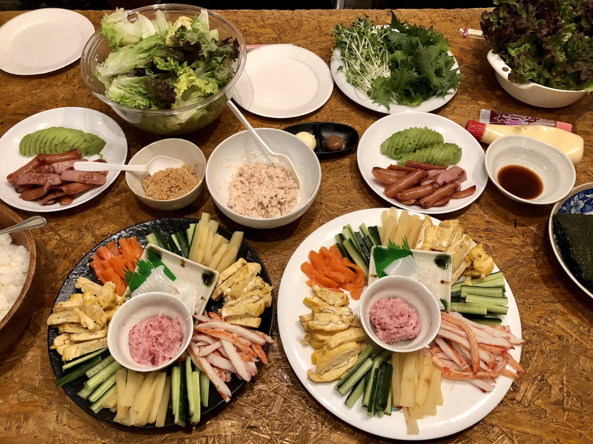 Japan Image 手巻き寿司 具材