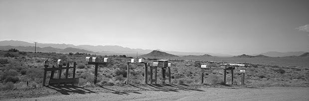 Wim Wenders, Mail boxes, Montana 1977, Courtesy the artist and BlainSouthern