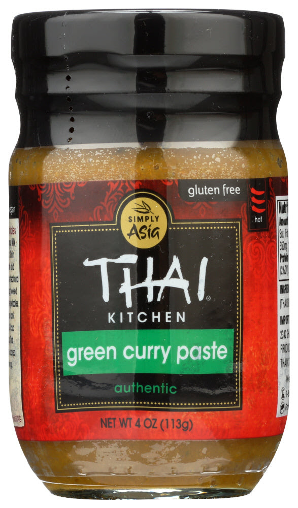 Thai green curry paste gets its color from green chilies and herbs like cilantro and thai basil. Thai Kitchen Green Curry Paste 4 Oz Harvest Market Curbside Pickup