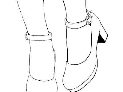 ハイヒール 靴 イラスト おしゃれ 257848