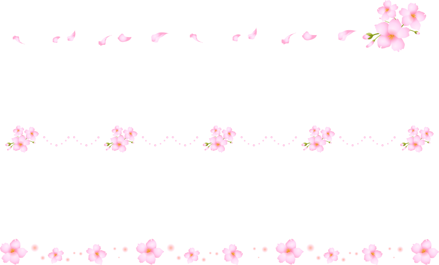 新着桜 ライン 素材 花の画像