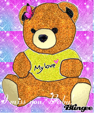I Miss You Cute Cartoon Gif
