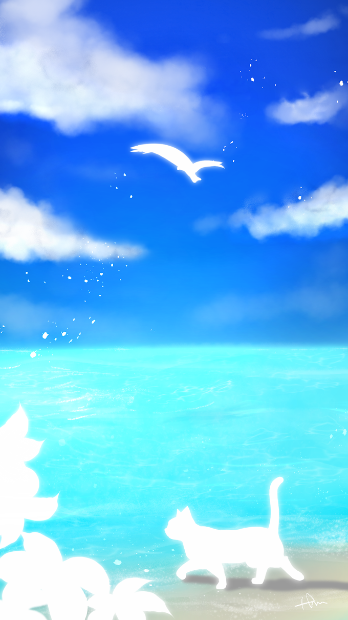 スマホ 壁紙 風景 イラスト の最高のコレクション ただ壁紙hd