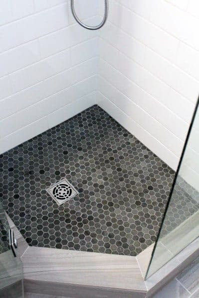 Home Architec Ideas Bathroom Ideas Black Floor Tiles