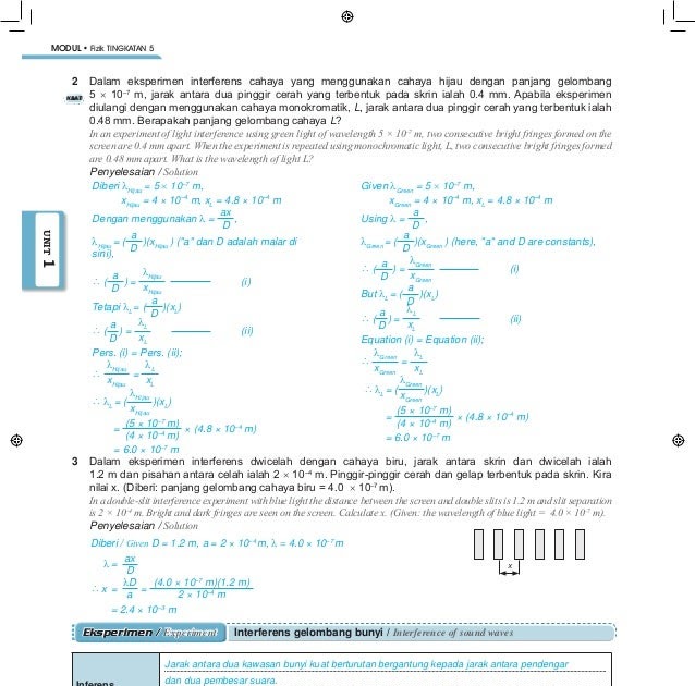 Modul Fizik Tingkatan 5 Nilam Publication Jawapan | Anirasota