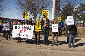 Protest against US military intervention in Venezuela, From FlickrPhotos