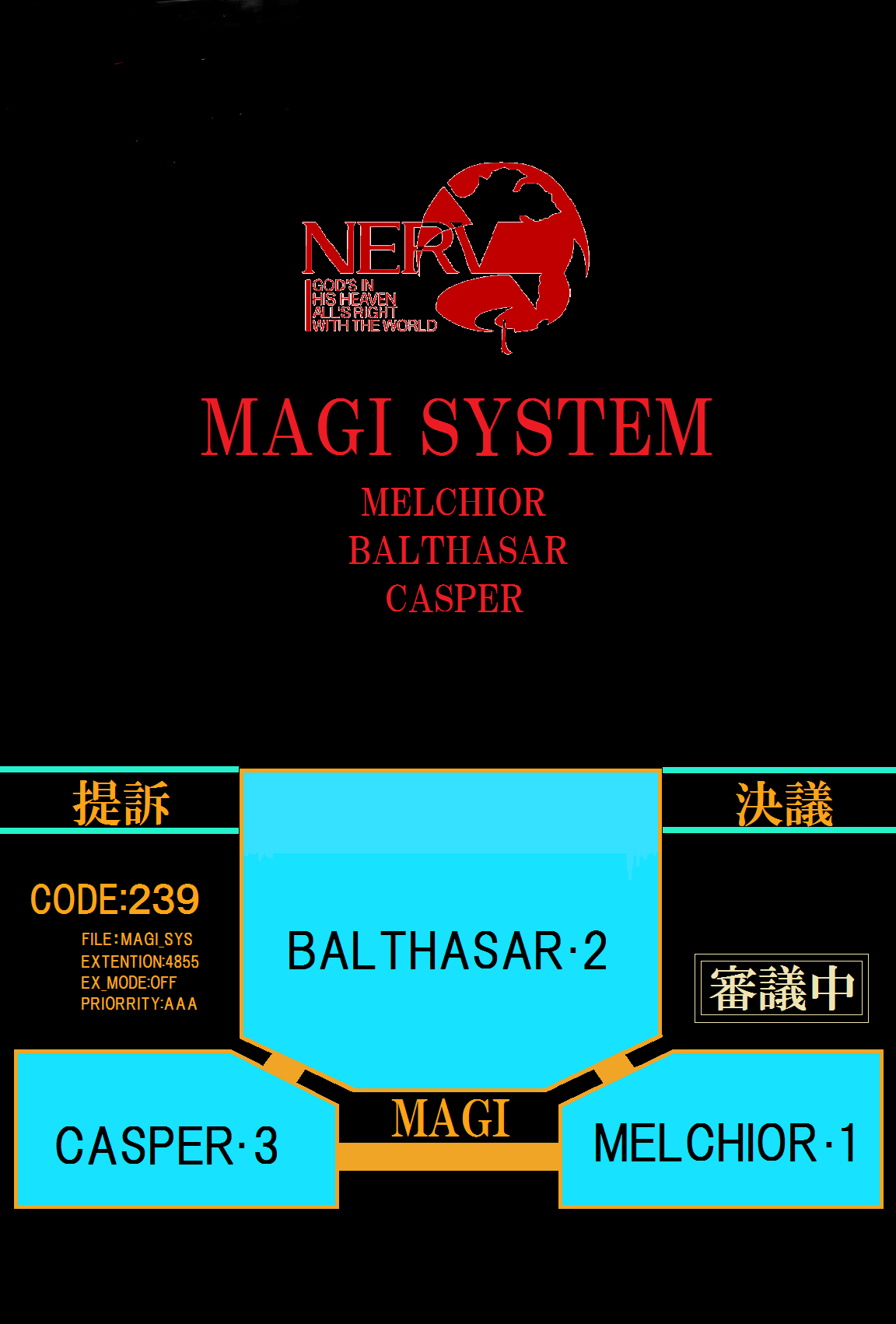エヴァ Magiシステム 壁紙 Allis