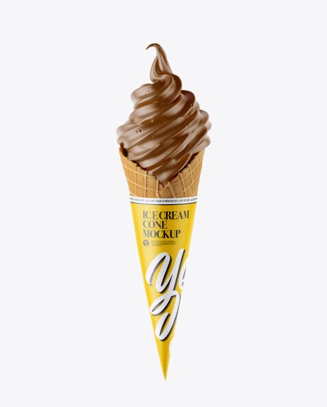 Download Ice Cream Cone Mockup - Download Ice Cream Cone Mockup ...