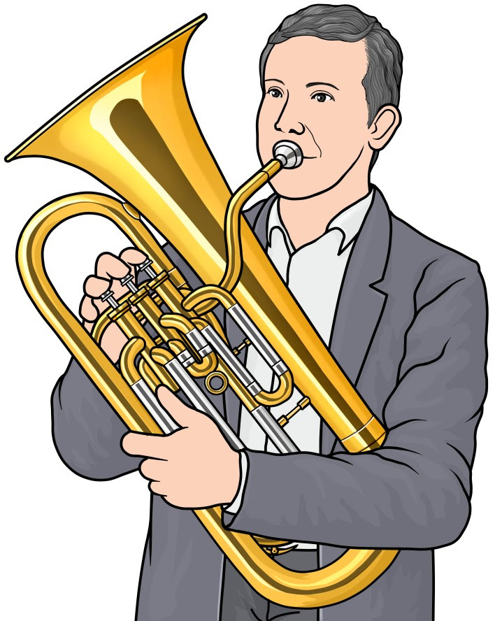 上ユーフォニアム イラスト 簡単 スーパーイラストコレクション