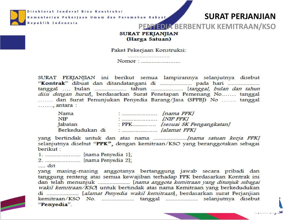 Contoh Surat Kerjasama Kso  Contoh Surat