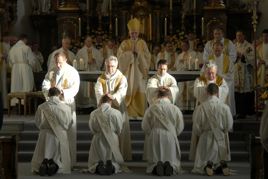 A group of Catholic priests