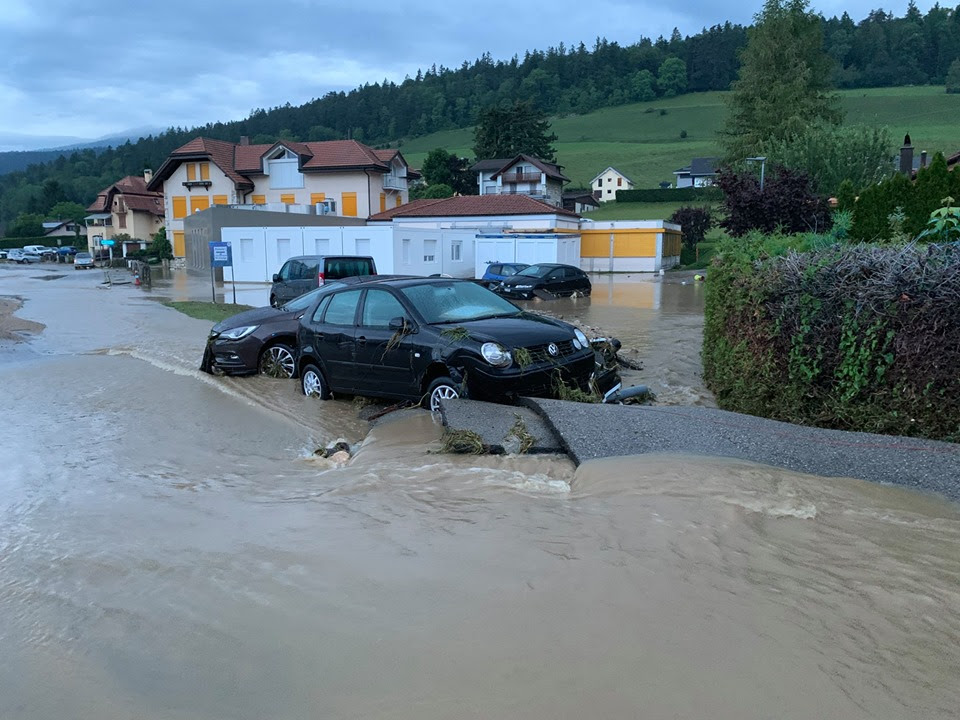 Can you identify the type of flooding? Switzerland Flash Floods Cause Major Damages In Neuchatel Floodlist
