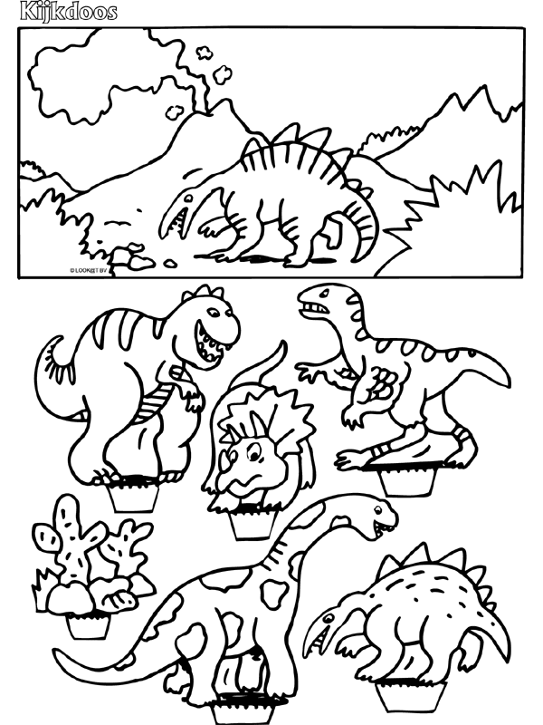 Coloring Pages Dino Dan