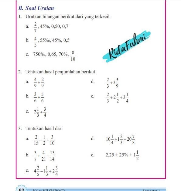 Kunci Jawaban Matematika Kelas 6 Halaman 83 Ruang Ilmu