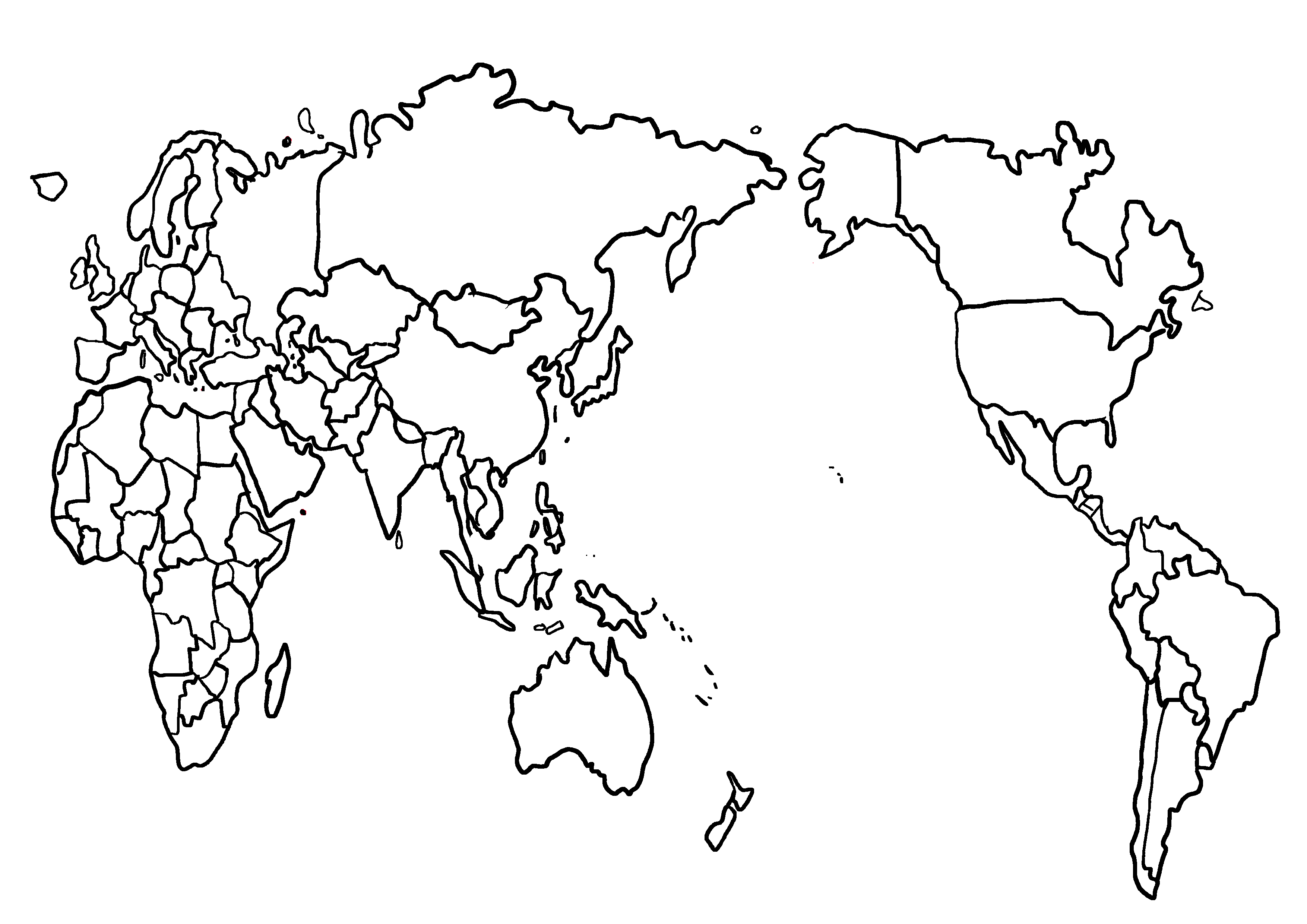 トップコレクション 世界 地図 簡単 イラスト 興味深い画像の多様性