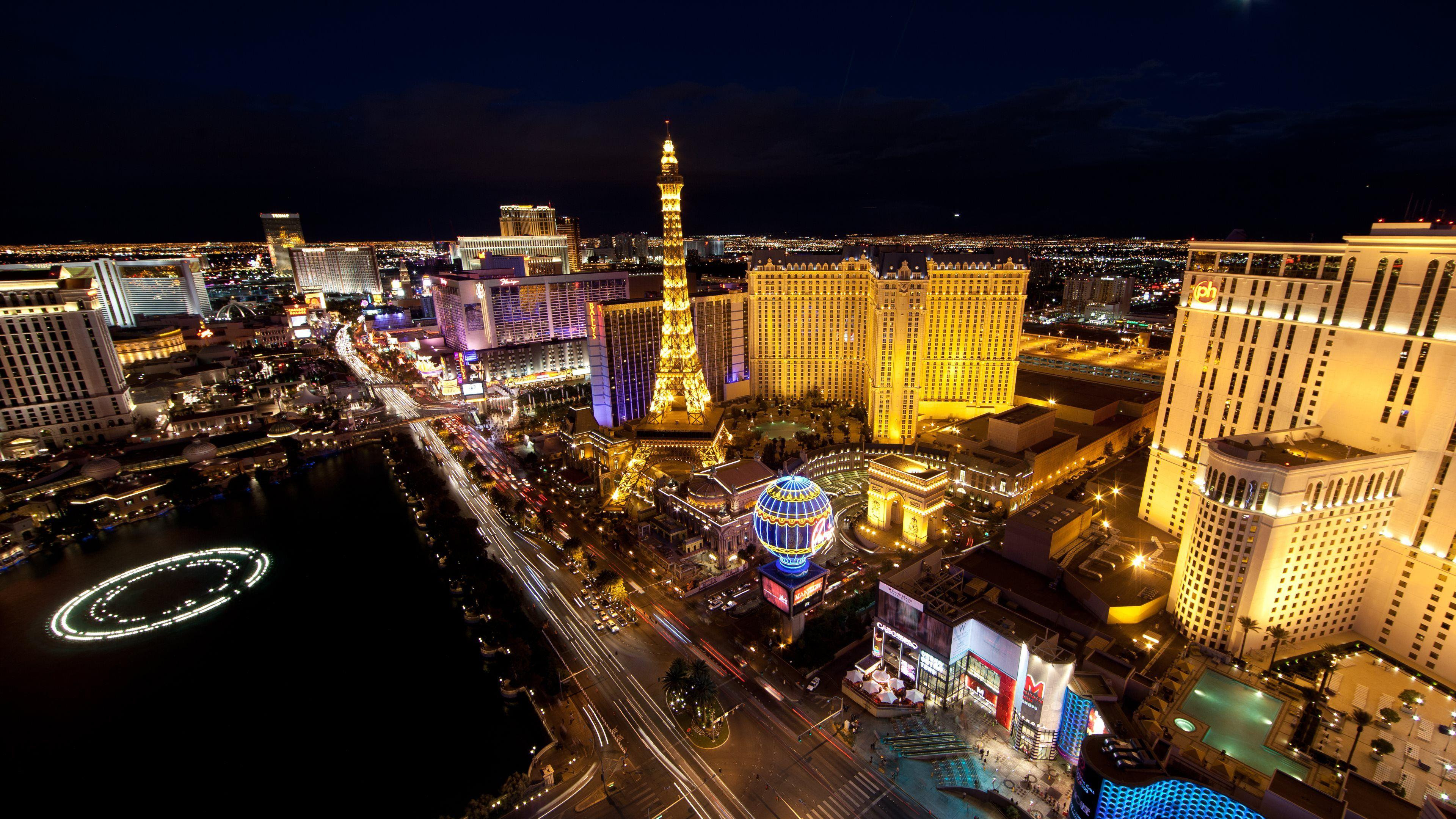 3840x2160 Hình nền Las Vegas Hình nền Hộp hình nền màn hình rộng