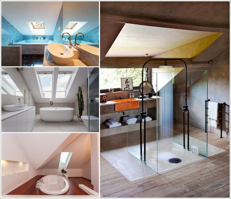 Thinking about attic bathroom ideas for your next renovation? 34 Amazing And Cozy Attic Bathroom Designs
