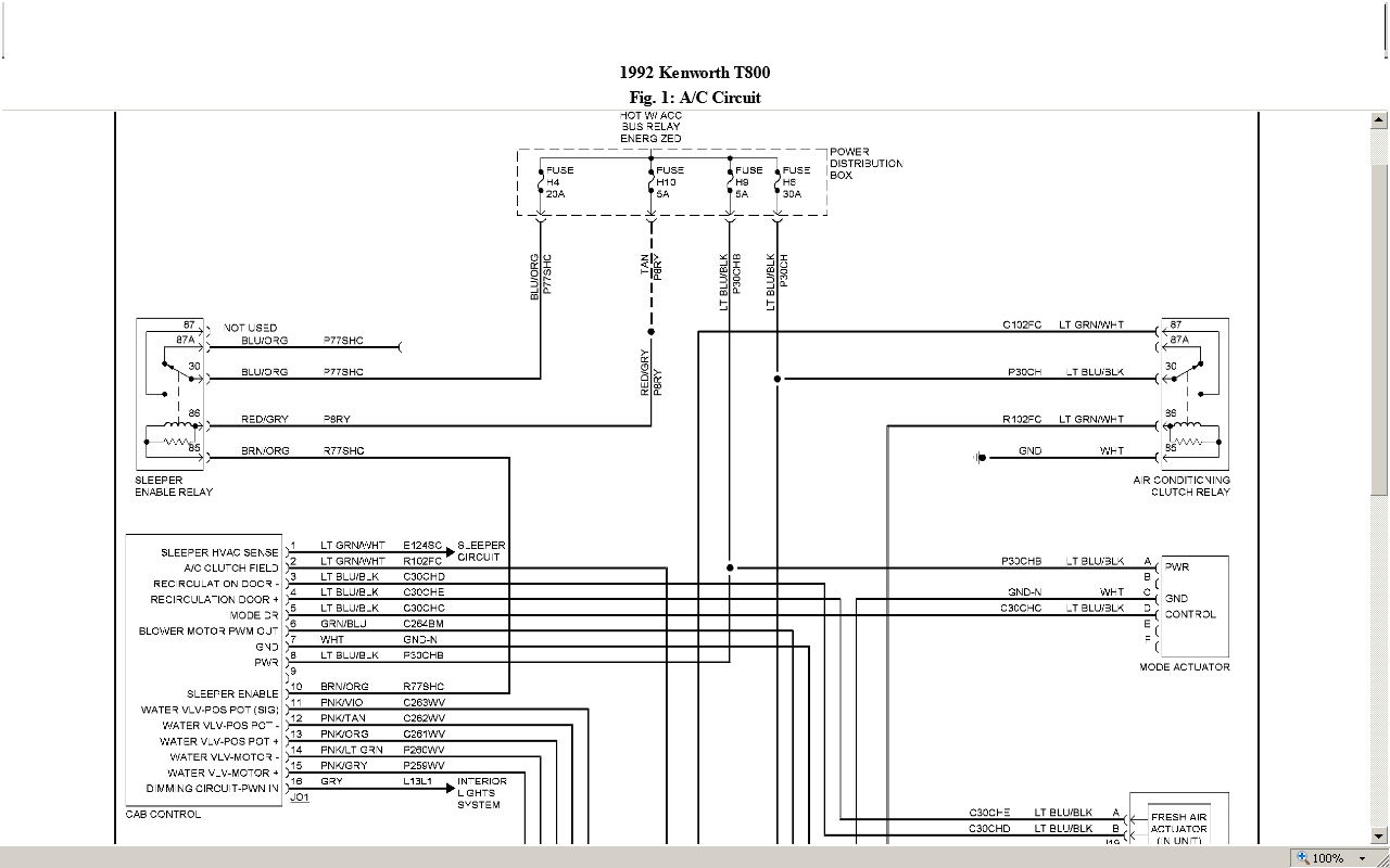 Kenworth Fuse Box Location