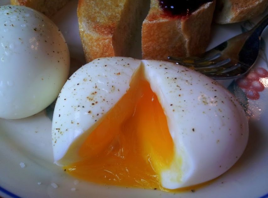 telur separuh masak berapa minit