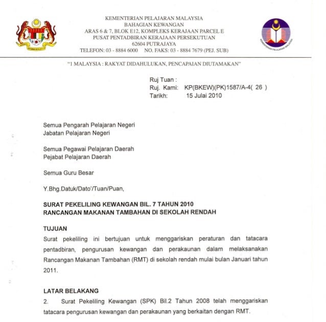 Surat Rayuan Pertukaran Sekolah Rendah - Terengganu x