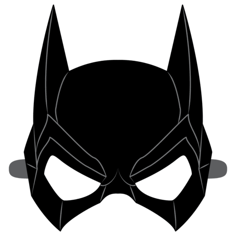 Maska batmana do druku 3d z nowej gry 2 niesprawiedliwości! Szablon Maski Batgirl Zabawki Z Papieru Do Wydrukowania