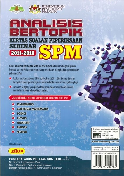 Soalan Spm Mathematics 2019 - Aladdin Web h