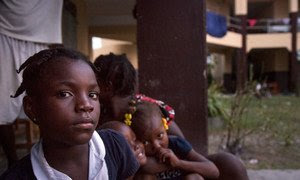 Familia haitiana. (Foto de archivo)