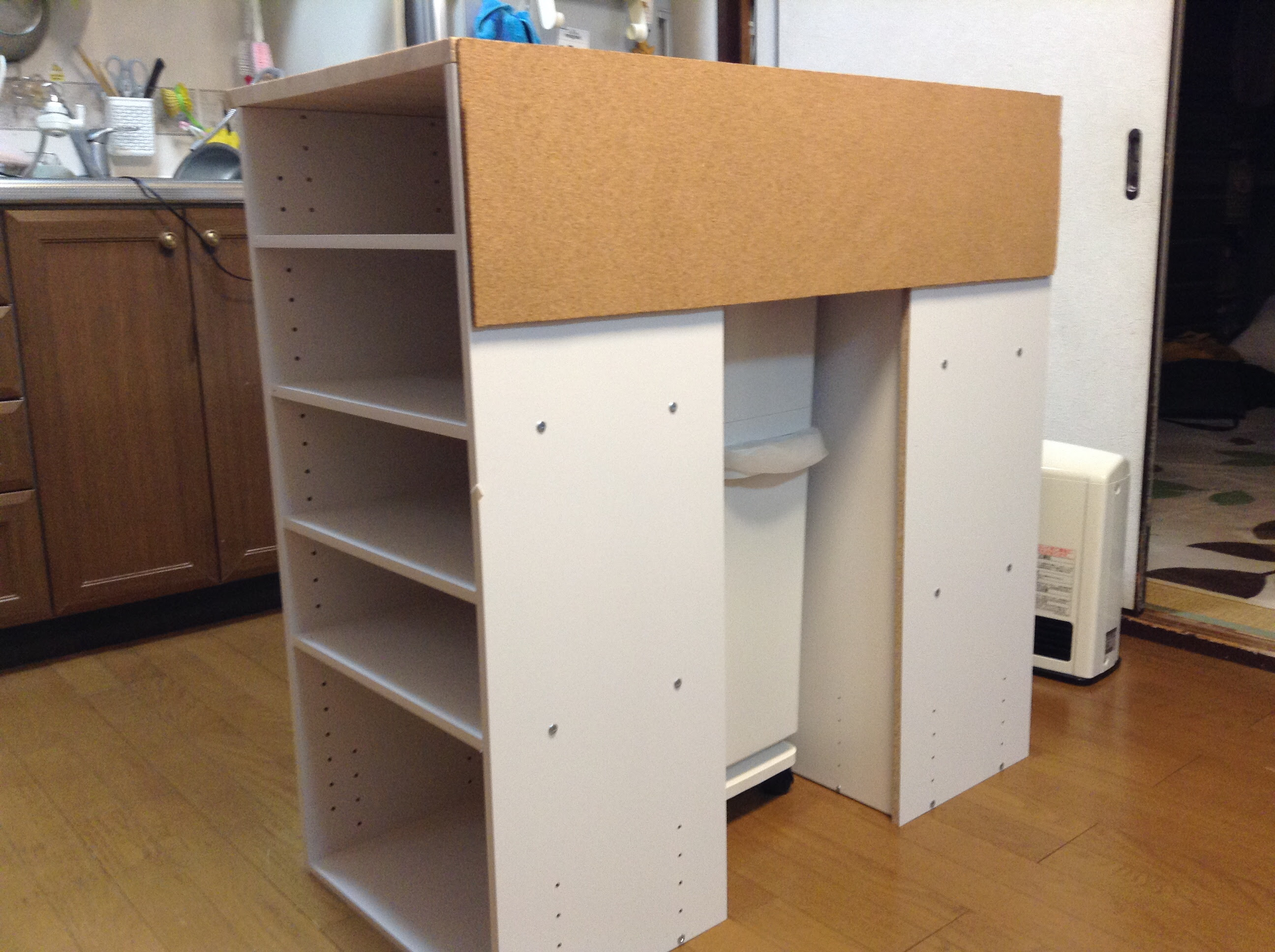 ニトリ カラーボックス キッチンカウンター Kitchin