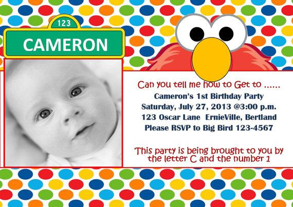 Sesame street coloring book elmo colouring pages birthday cake party. Free Printable Elmo Sesame Street Birthday Party Invitations Download Hundreds Free Printable Birthday Invitation Templates