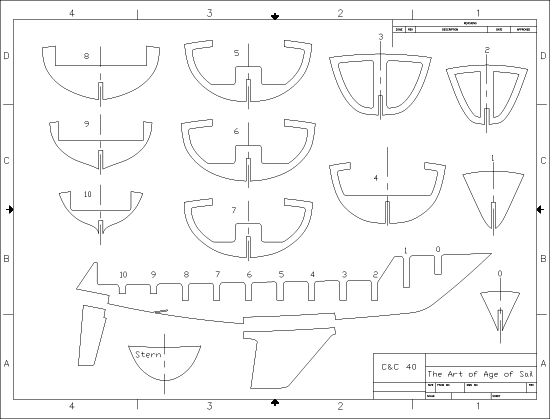 Easy to Half model boat plans | Stephen Isma