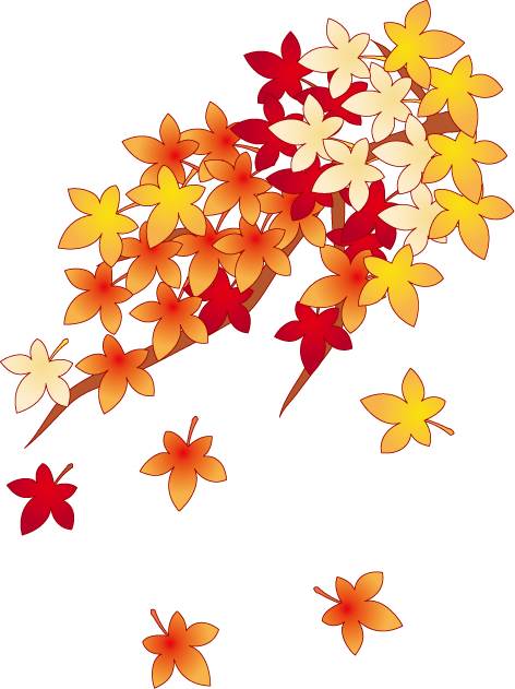 動物画像無料 綺麗な11 月 紅葉 イラスト