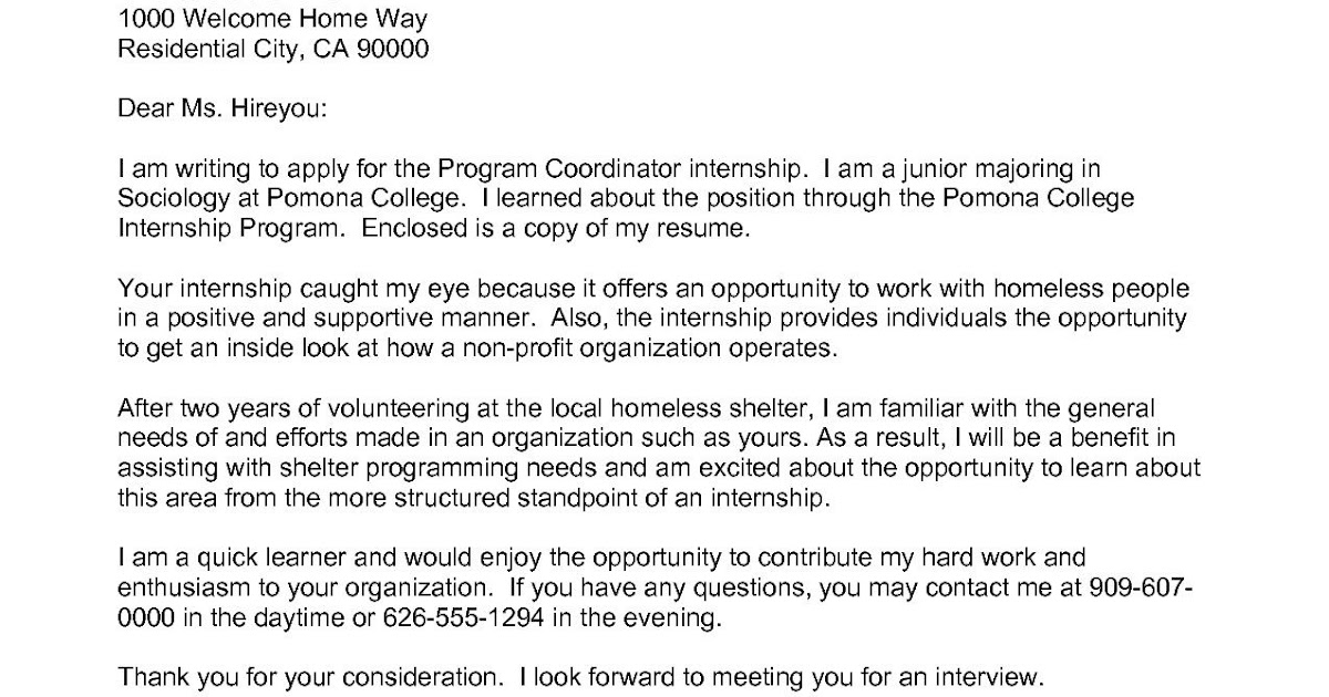 Sample Cover Letter For Zambia Visa