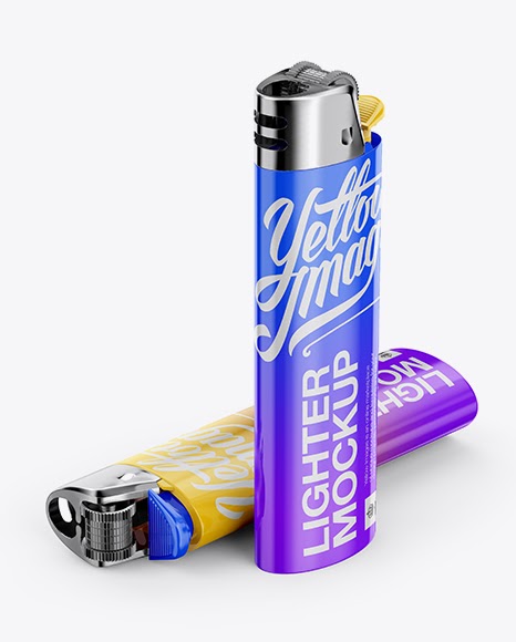 Download Download Psd Mockup Cigarette Lighter Exclusive Mockup Fire Flame Half-Turned Halfside Lighter ...