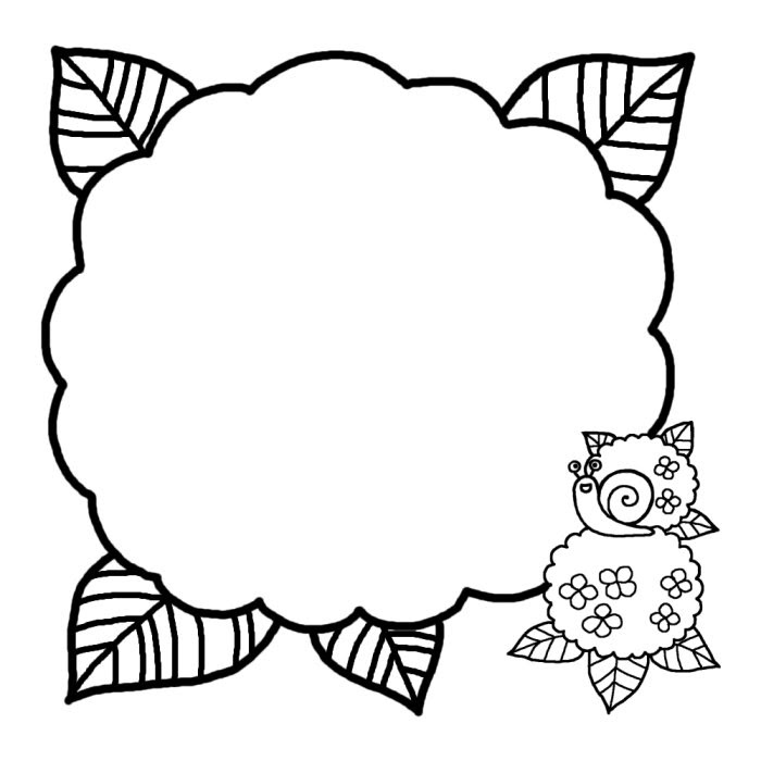 画像をダウンロード あじさい イラスト かわいい 白黒 Jokingopicblog