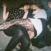 Drunk Girls Sidewalk